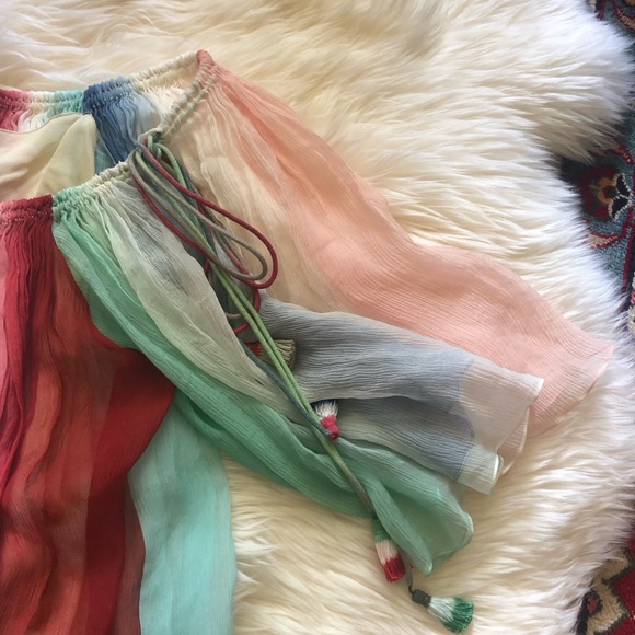 Chloe 2016 Runway chiffon silk ombré top 40 - Picture 8 of 9